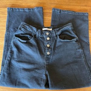 Levi’s Wide Leg Cropped Pants